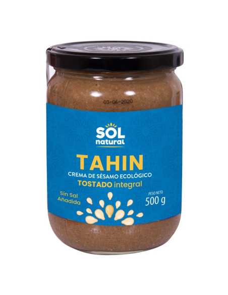 Tahin tostado bio 500g Sol natural Tahin tostado bio 500g Sol natural